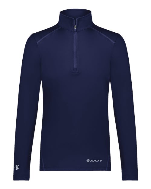 Women's CoolCore® Quarter-Zip Pullover - Navy