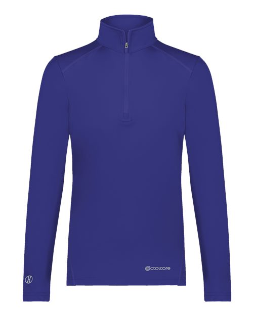 Women's CoolCore® Quarter-Zip Pullover - Purple