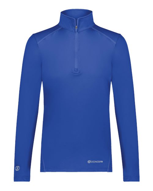 Women's CoolCore® Quarter-Zip Pullover - Royal