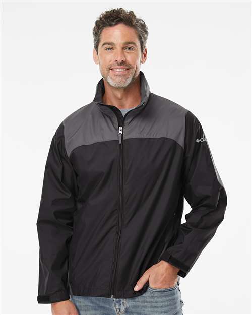 Men's Glennaker Lake™ II Rain Jacket - Black/ City Grey