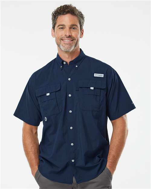 Men's PFG Bahama™ II Short Sleeve Shirt - Collegiate Navy