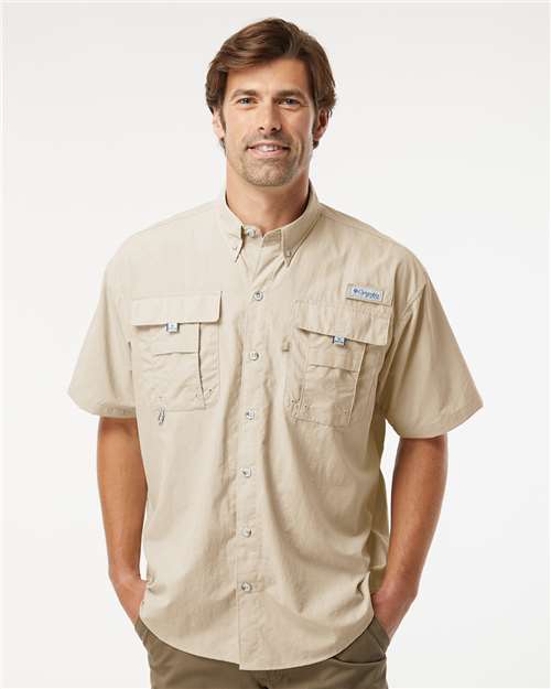 Men's PFG Bahama™ II Short Sleeve Shirt - Fossil