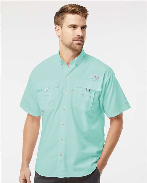 Men's PFG Bahama™ II Short Sleeve Shirt - Gulf Stream