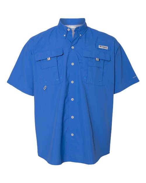 Men's PFG Bahama™ II Short Sleeve Shirt - Vivid Blue