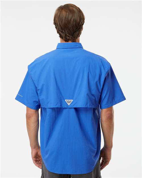 Men's PFG Bahama™ II Short Sleeve Shirt - Vivid Blue