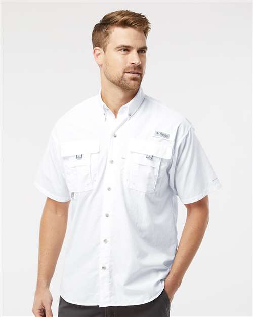 Men's PFG Bahama™ II Short Sleeve Shirt - White