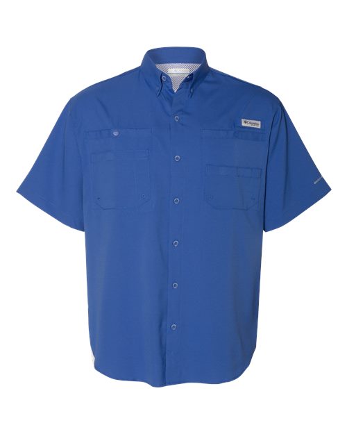 Men's PFG Tamiami™ II Short Sleeve Shirt - Vivid Blue