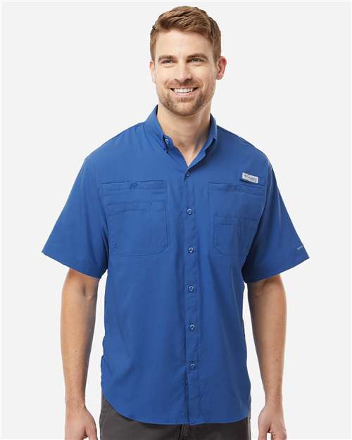Men's PFG Tamiami™ II Short Sleeve Shirt - Vivid Blue