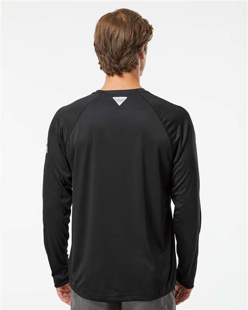 Men's PFG Terminal Tackle™ Long Sleeve T-Shirt - Black/ Cool Grey