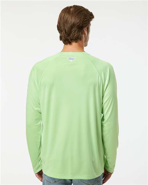 Men's PFG Terminal Tackle™ Long Sleeve T-Shirt - Key West/ Cool Grey