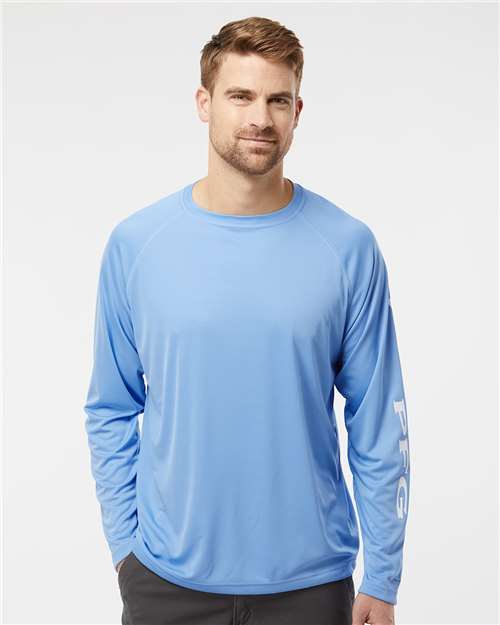 Men's PFG Terminal Tackle™ Long Sleeve T-Shirt - White Cap/ White