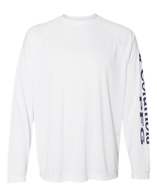 Men's PFG Terminal Tackle™ Long Sleeve T-Shirt - White/ Nightshade