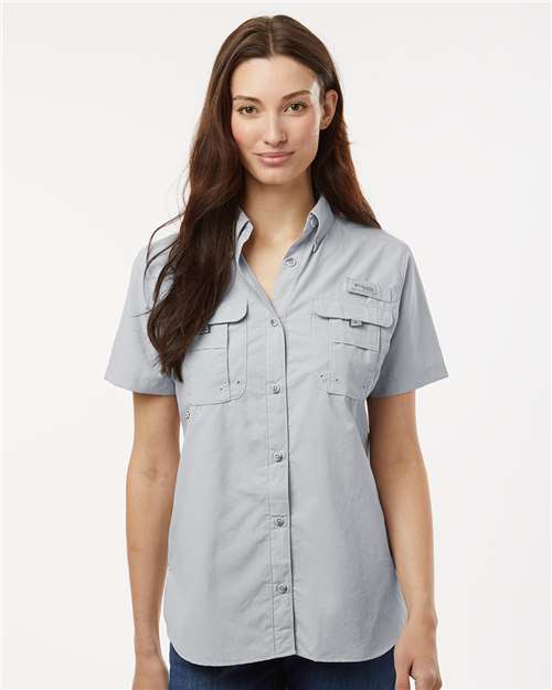 Women's PFG Bahama™ Short Sleeve Shirt - Cool Grey