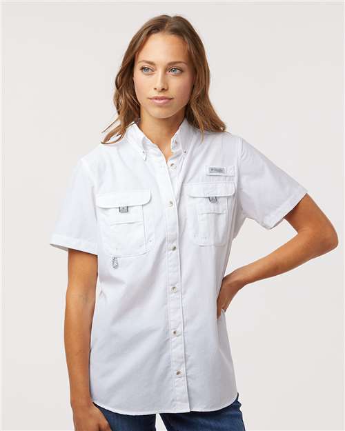 Women's PFG Bahama™ Short Sleeve Shirt - White