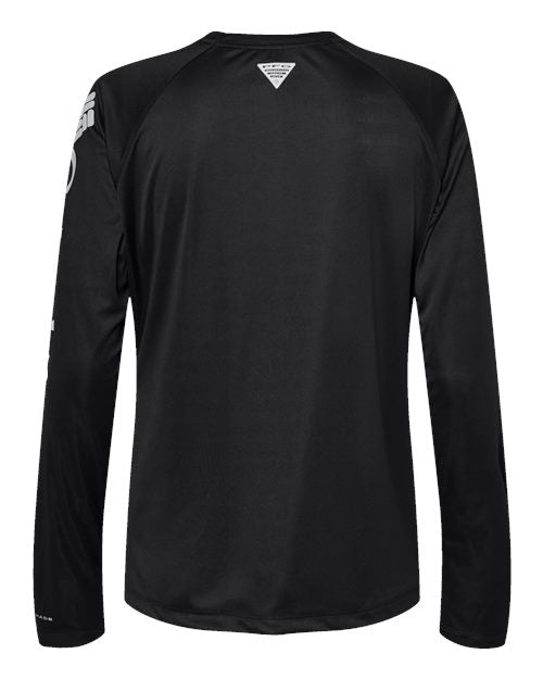 Women's PFG Tidal Tee™ II Long Sleeve - Black/ Cirrus Grey