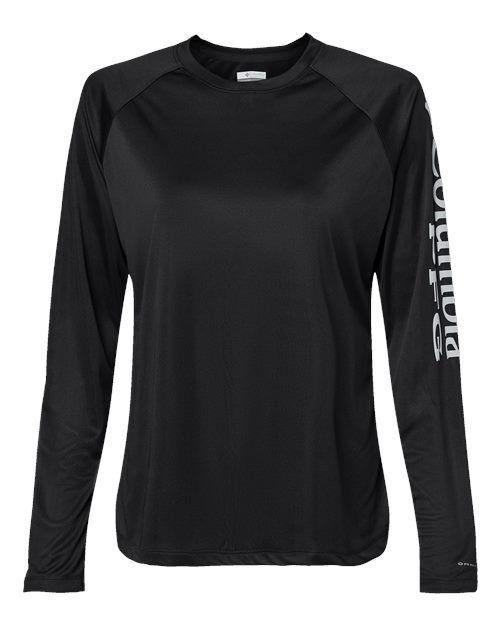 Women's PFG Tidal Tee™ II Long Sleeve - Black/ Cirrus Grey