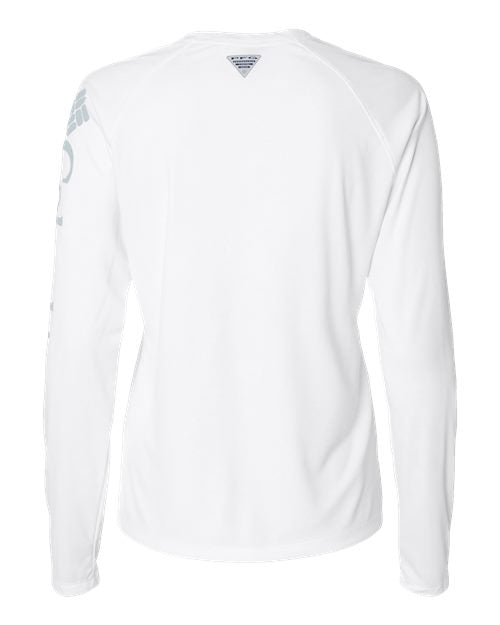 Women's PFG Tidal Tee™ II Long Sleeve - White/ Cirrus Grey