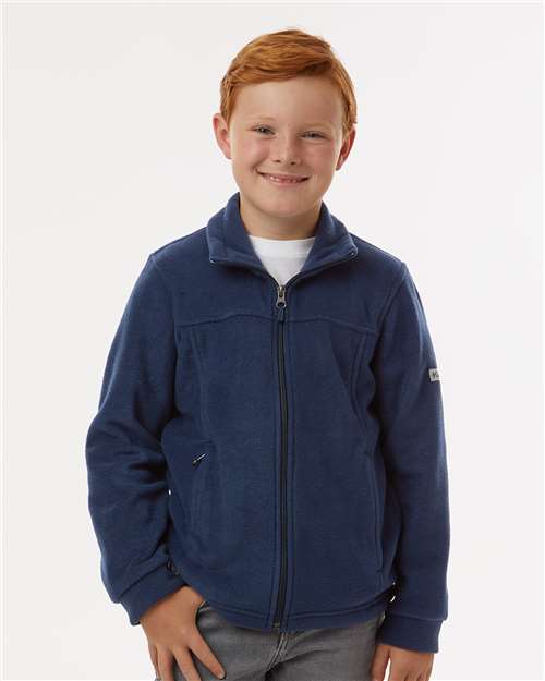 Youth Steens Mountain™ II Fleece Full-Zip Jacket - Collegiate Navy