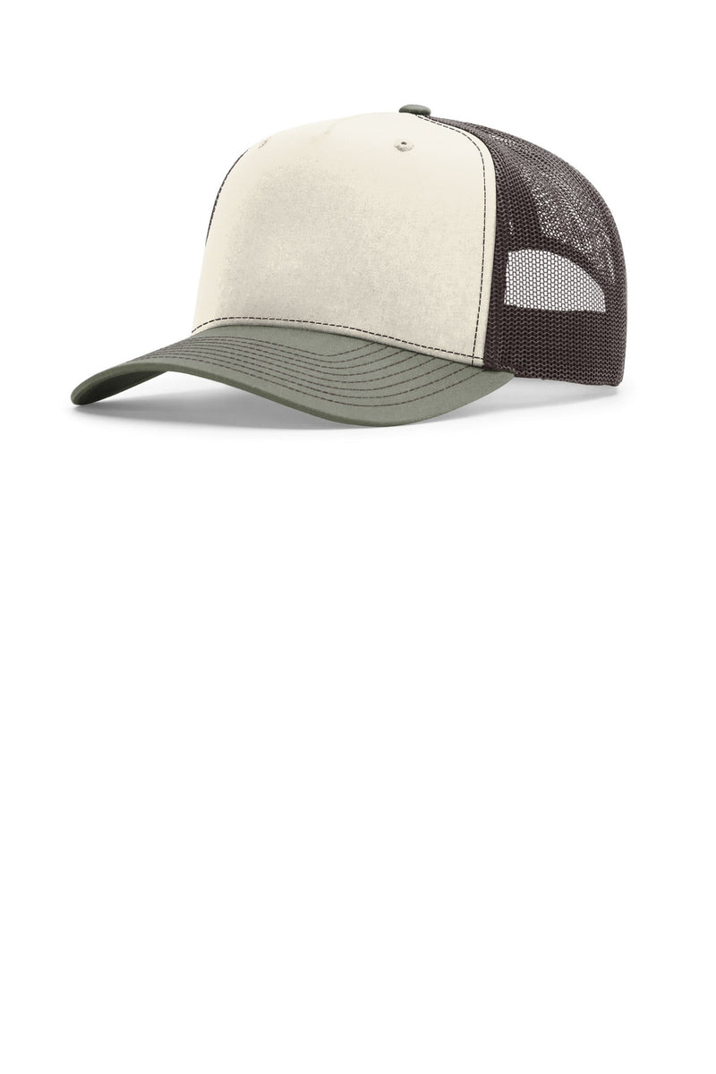 Richardson Five-Panel Champ Trucker - Birch/ Brown/ Loden