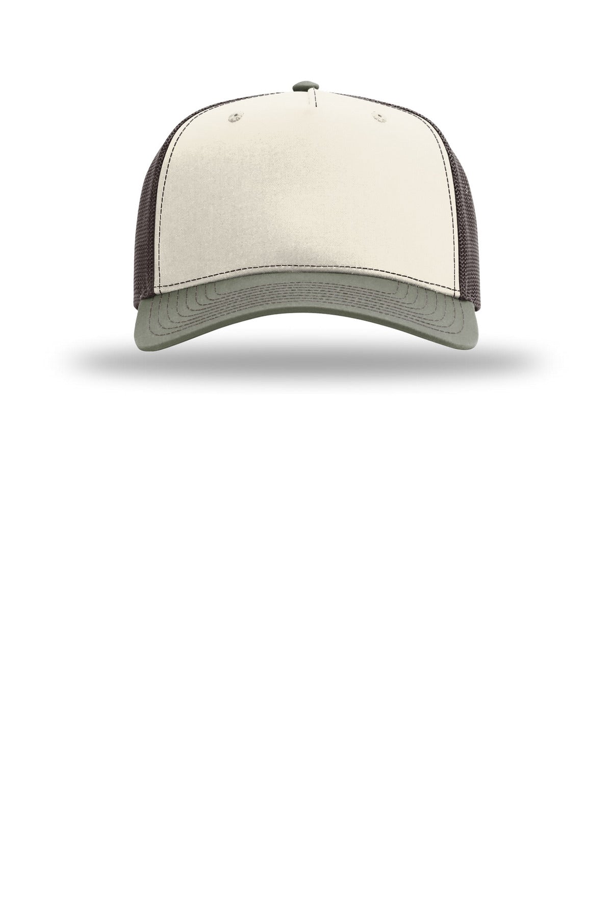 Richardson Five-Panel Champ Trucker - Birch/ Brown/ Loden
