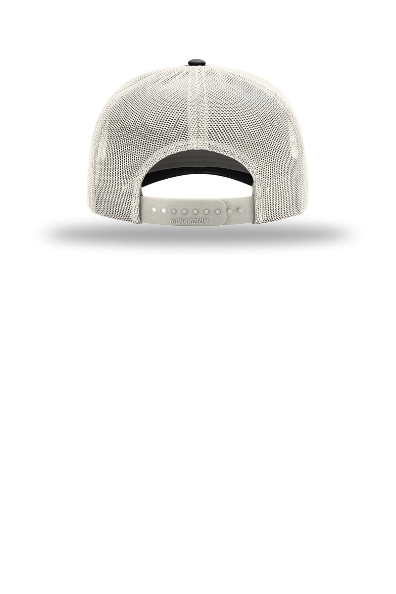 Richardson Five-Panel Champ Trucker - Black/ Birch
