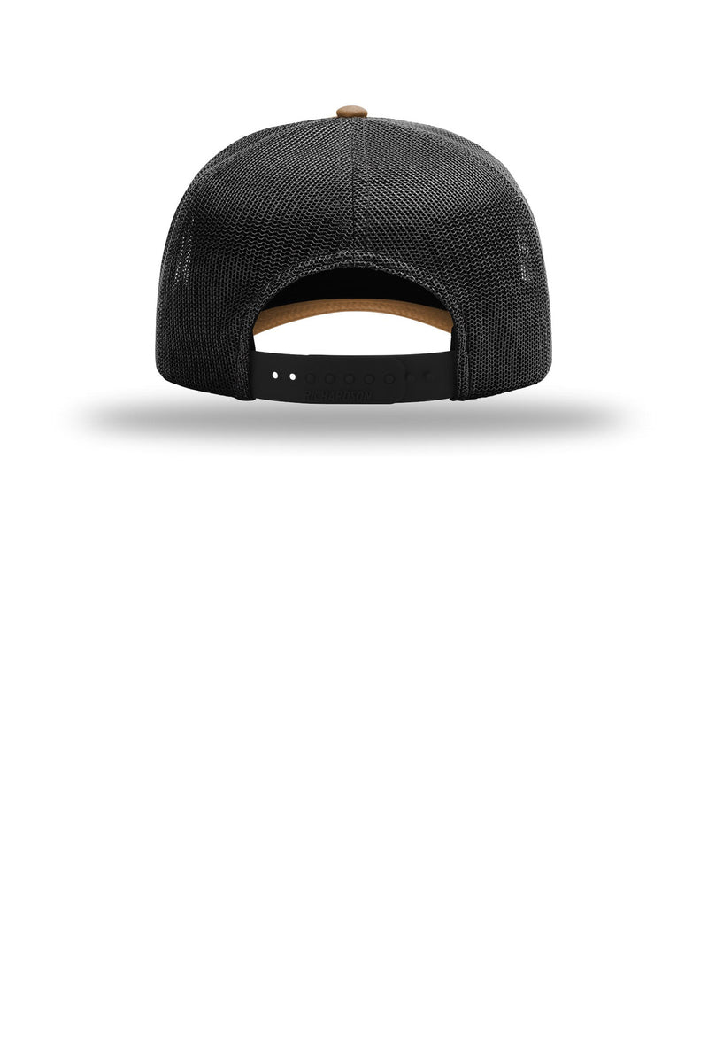 Richardson Five-Panel Champ Trucker - Caramel/ Black