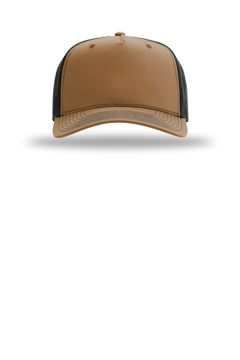 Richardson Five-Panel Champ Trucker - Caramel/ Black