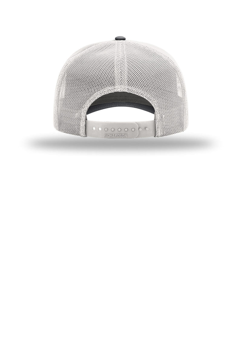 Richardson Five-Panel Champ Trucker - Charcoal/ Ice Grey
