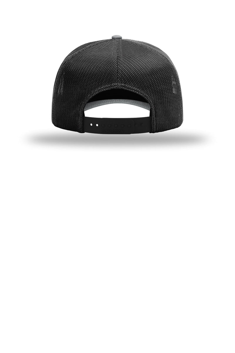 Richardson Five-Panel Champ Trucker - Heather Grey/ Black