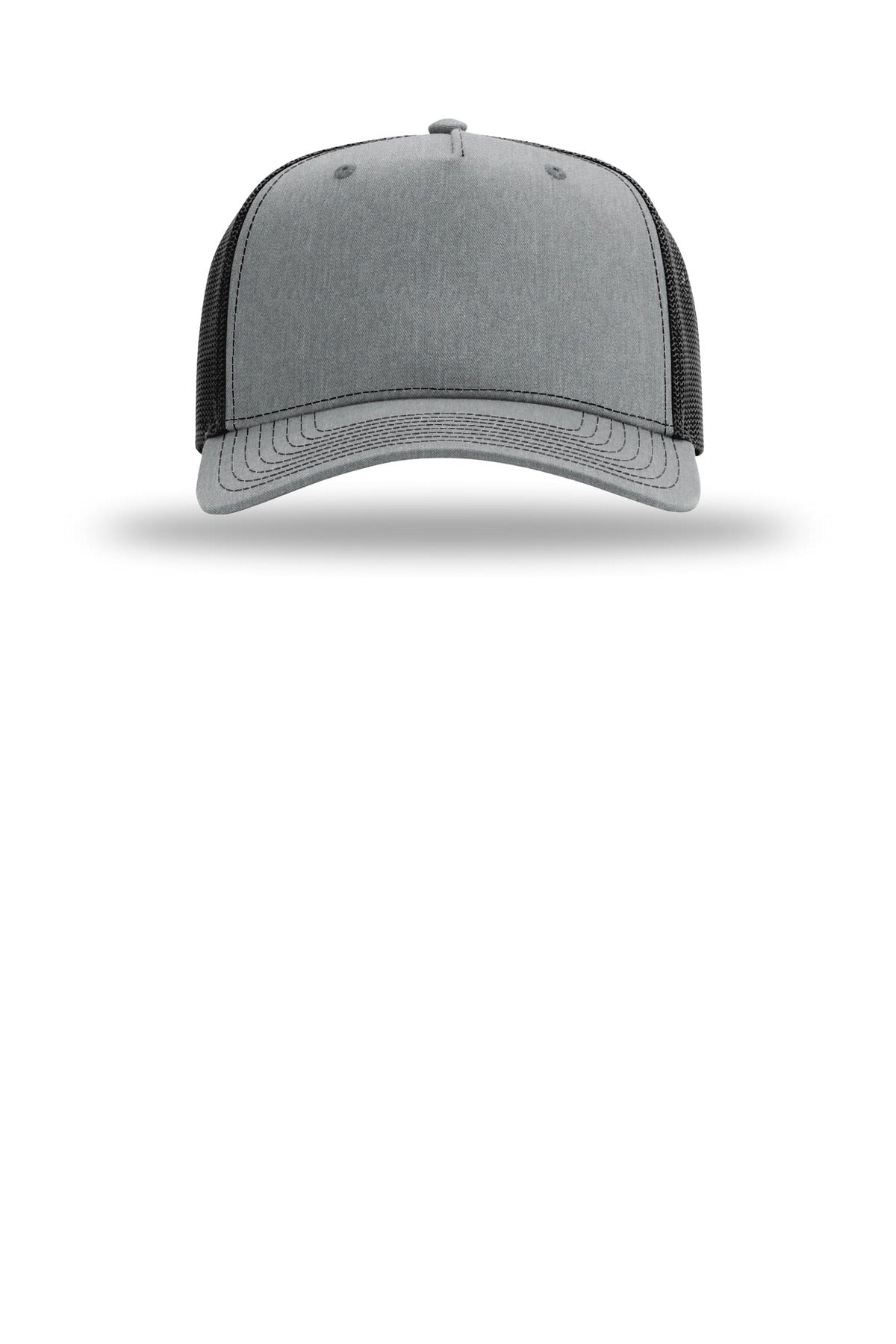 Richardson Five-Panel Champ Trucker - Heather Grey/ Black