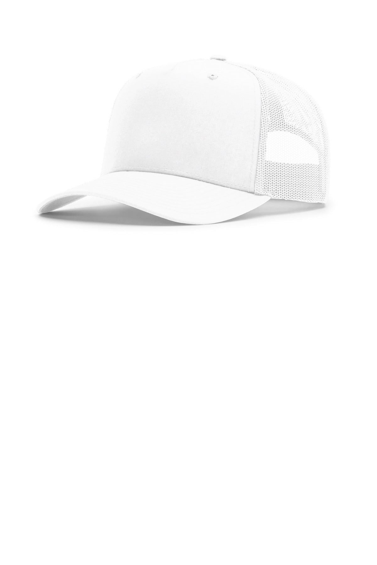 Richardson Five-Panel Champ Trucker - White