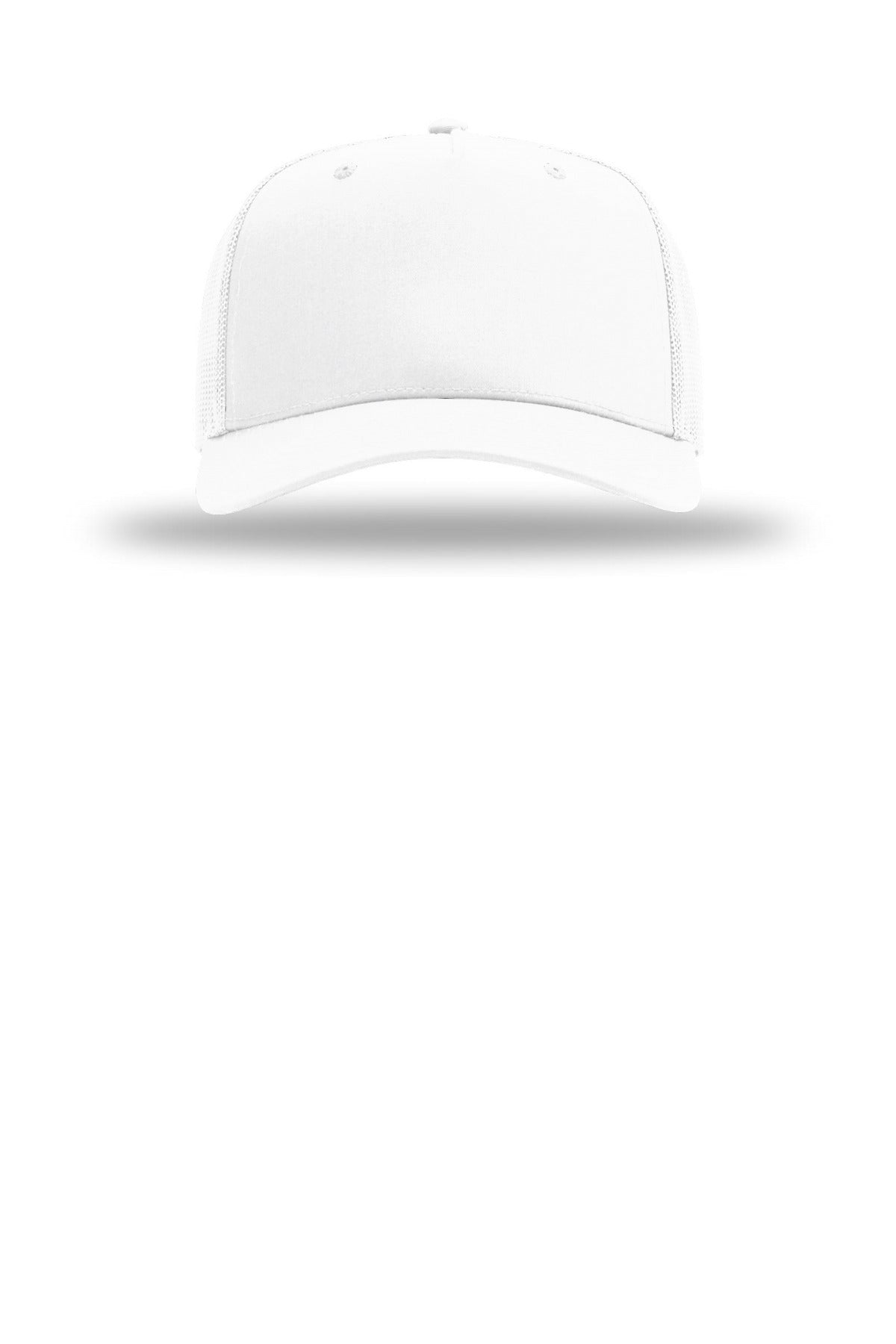 Richardson Five-Panel Champ Trucker - White