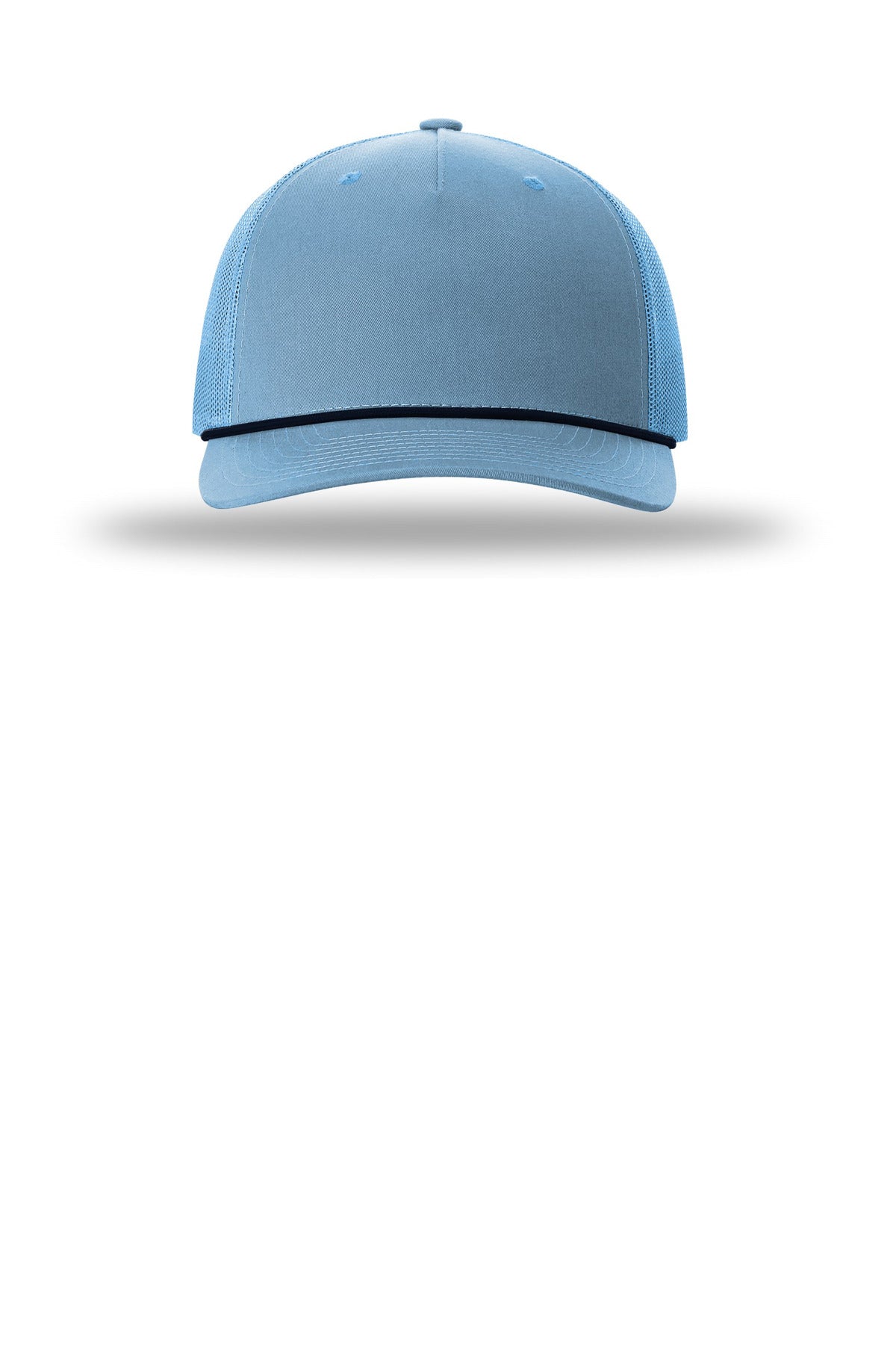 Richardson Five-Panel with Rope - Columbia Blue/ Navy