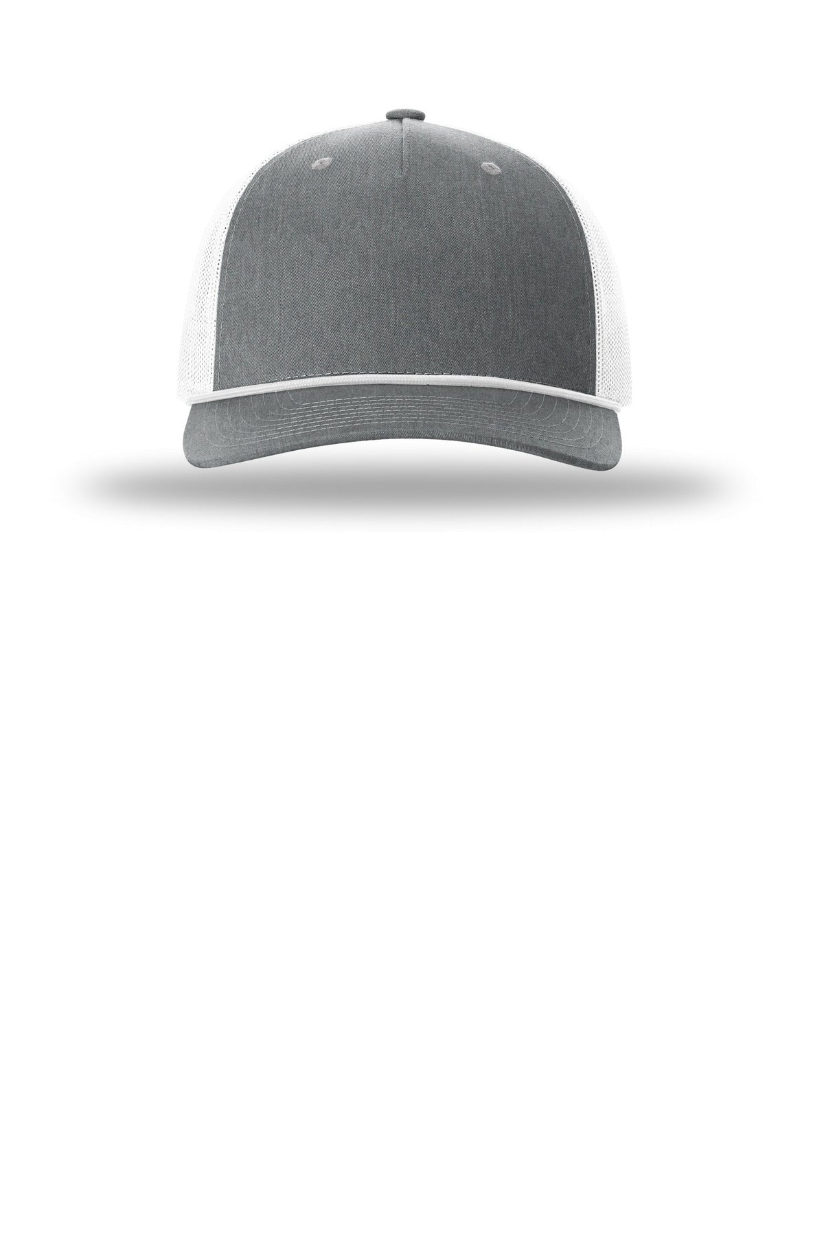Richardson Five-Panel with Rope - Heather Grey/ White/ White