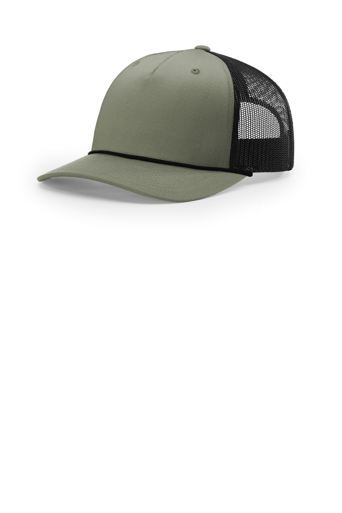 Richardson Five-Panel with Rope - Loden/ Black/ Black
