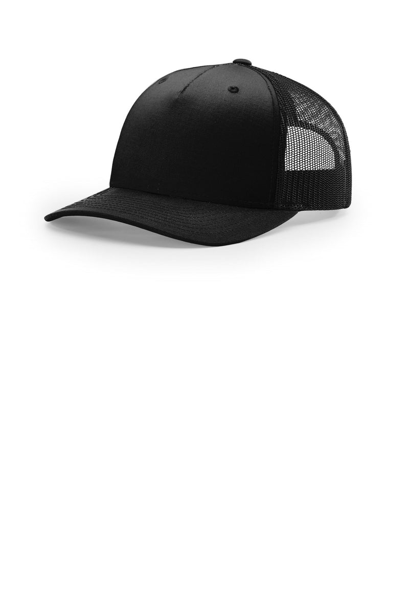 Richardson Five-Panel Trucker - Black