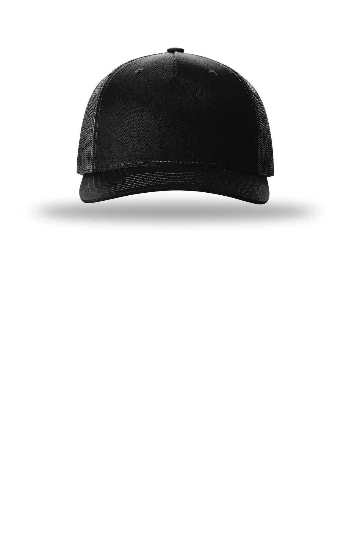 Richardson Five-Panel Trucker - Black