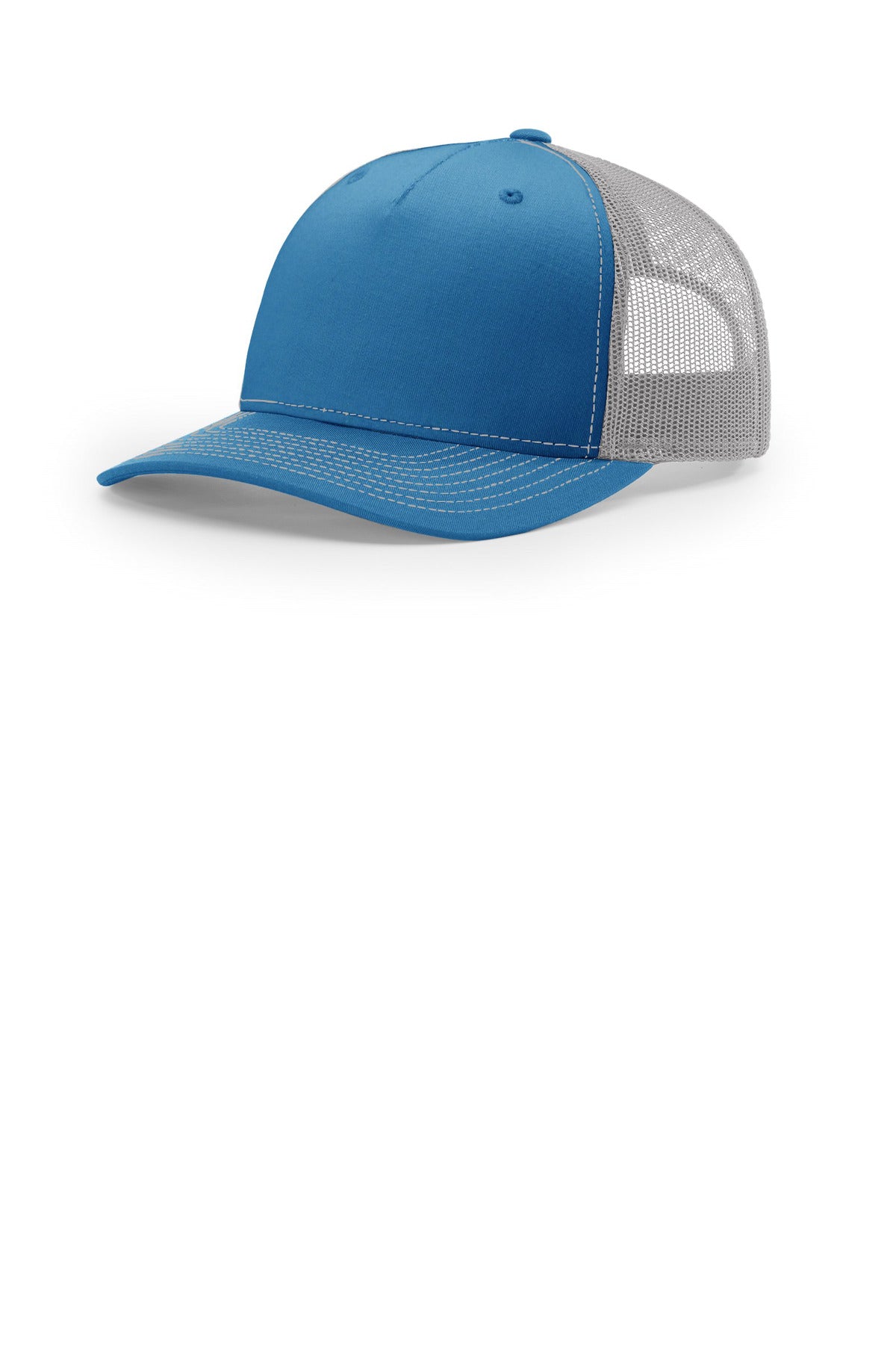 Richardson Five-Panel Trucker - Cobalt Blue/ Grey