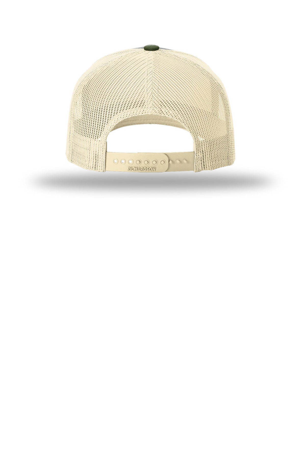 Richardson Five-Panel Trucker - Heather Grey/ Birch/ Army Olive