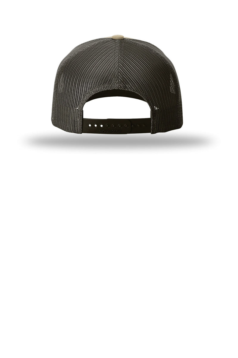 Richardson Five-Panel Trucker - Khaki/ Coffee