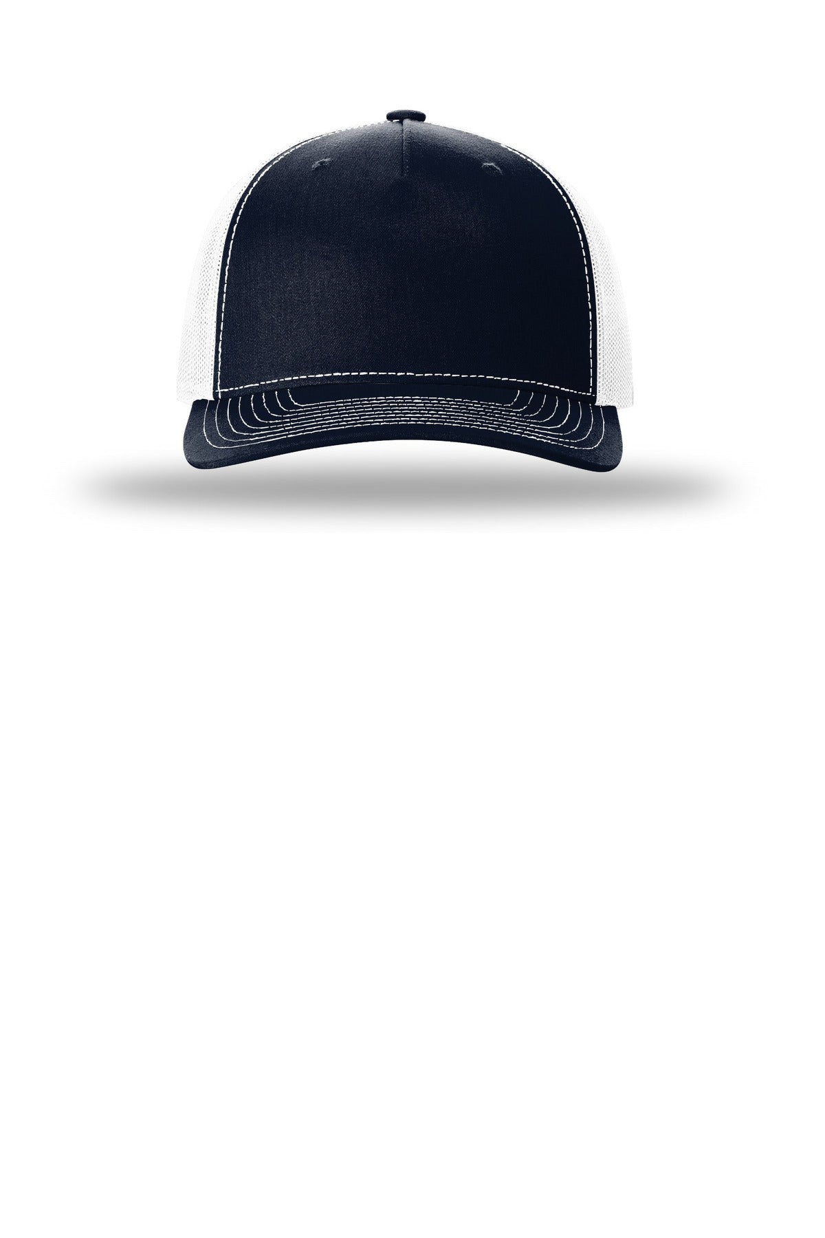 Richardson Five-Panel Trucker - Navy/ White