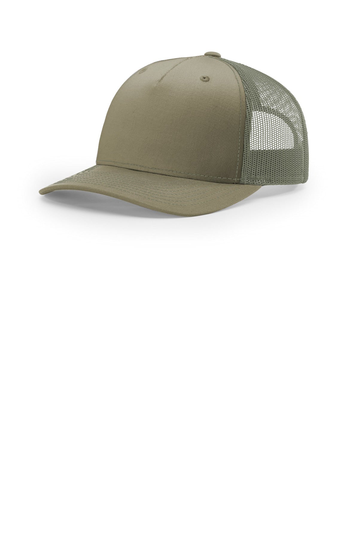 Richardson Five-Panel Trucker - Pale Khaki/ Loden