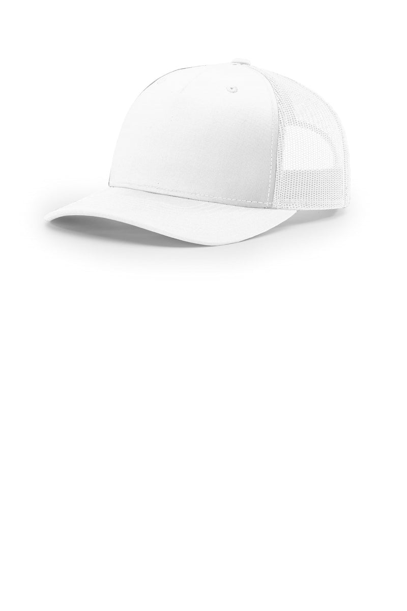 Richardson Five-Panel Trucker - White