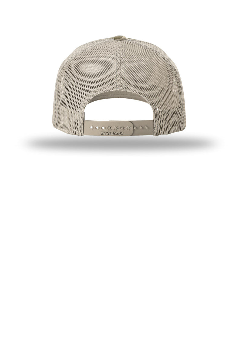 Richardson Printed Five-Panel Trucker - Harvest Duck Camo/ Light Tan
