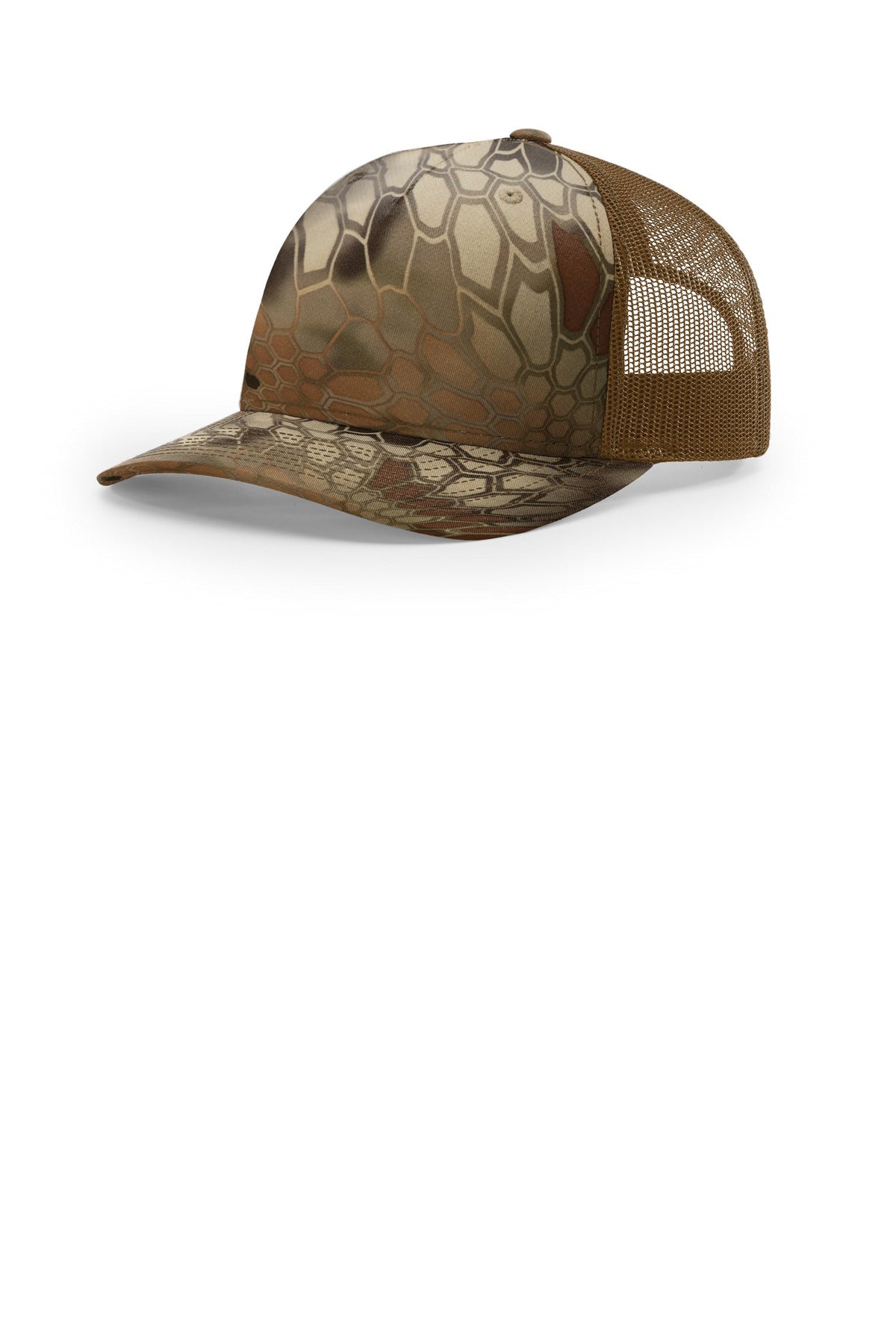 Richardson Printed Five-Panel Trucker - Kryptek Highlander/ Buck