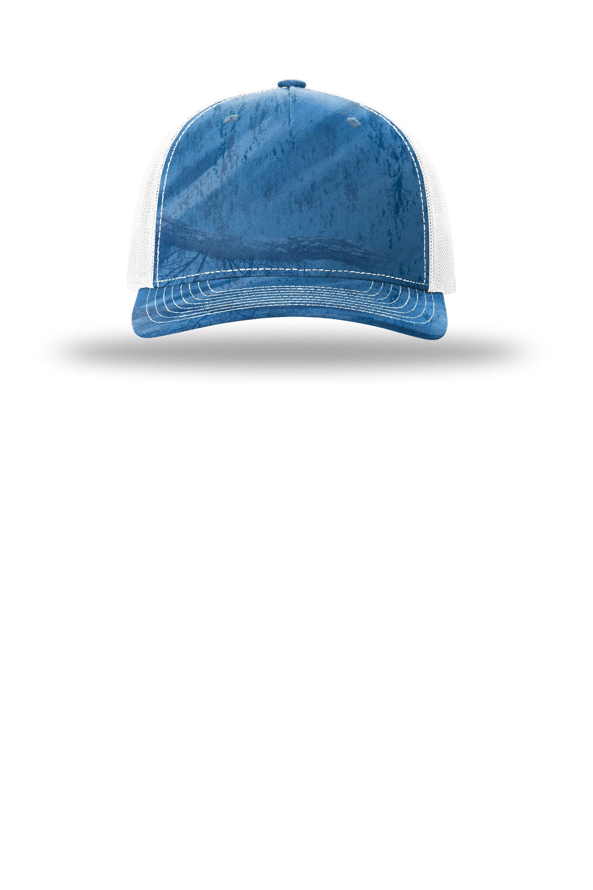 Richardson Printed Five-Panel Trucker - Realtree Fishing Light Blue/ White