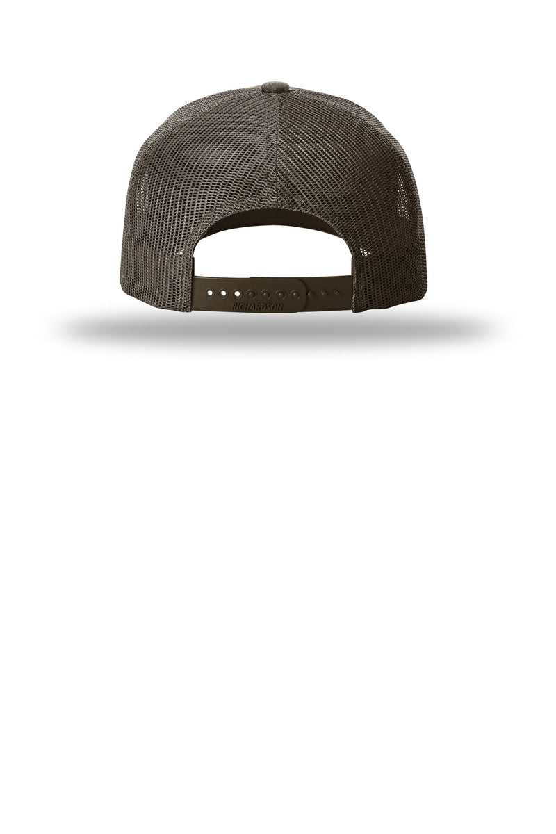 Richardson Printed Five-Panel Trucker - Realtree Max-1 Xt/ Brown
