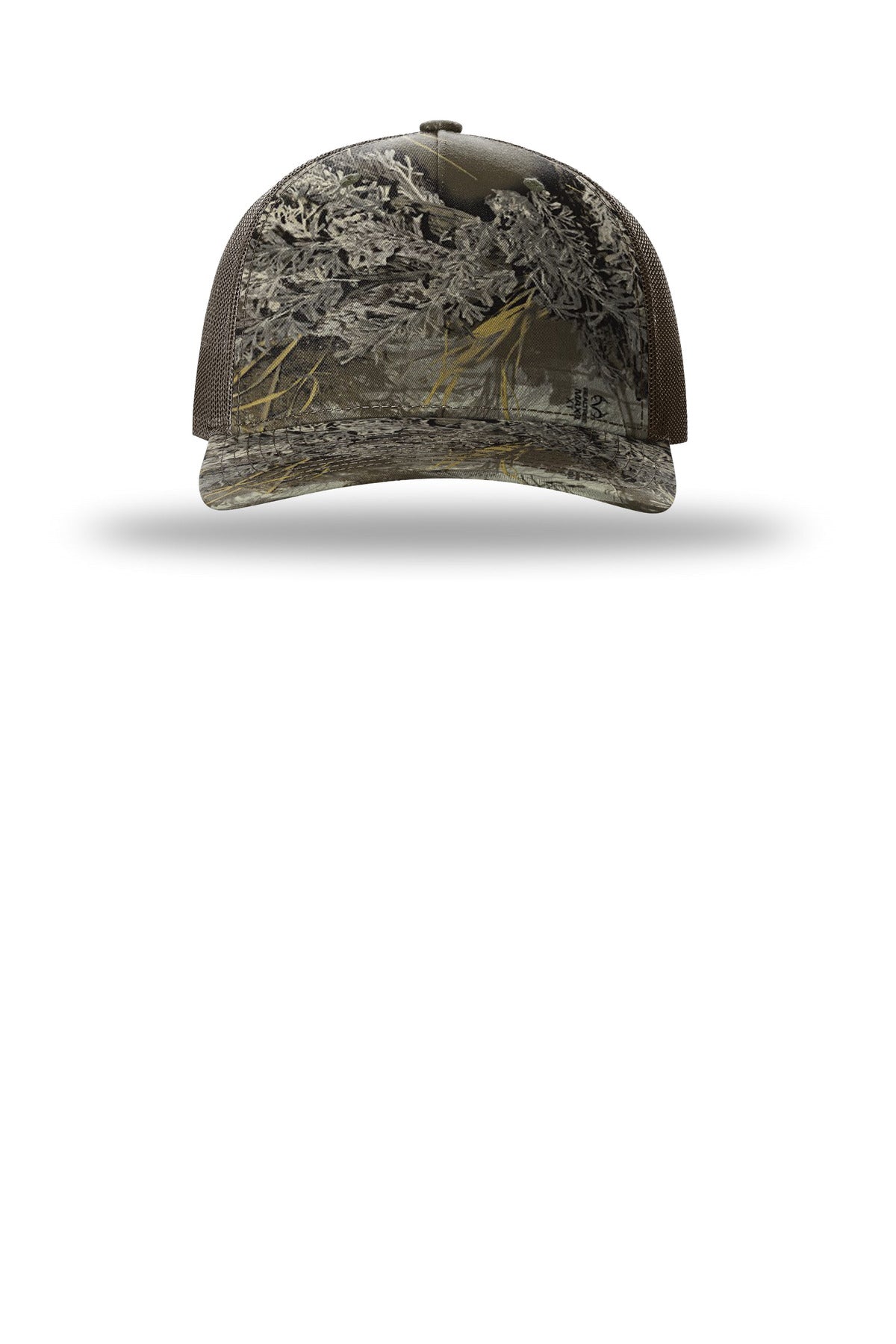 Richardson Printed Five-Panel Trucker - Realtree Max-1 Xt/ Brown
