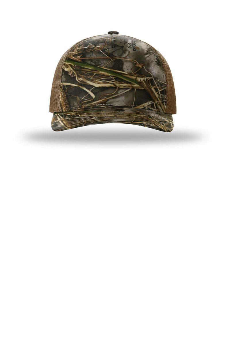 Richardson Printed Five-Panel Trucker - Realtree Max-7/ Buck