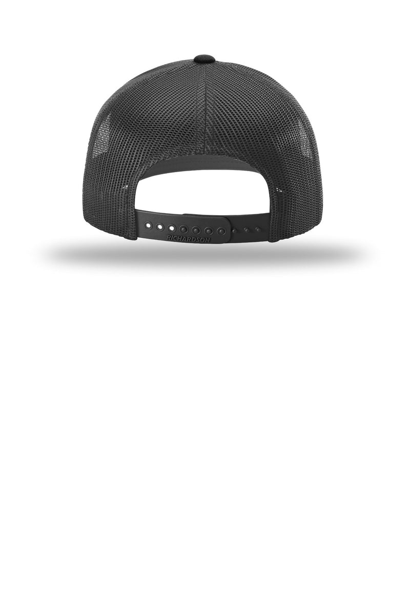 Richardson 112+ R-Flex Adjustable Trucker - Black/ Graphite